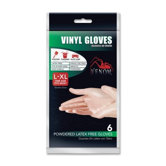 Disposable Vinyl Gloves (Set of 6)