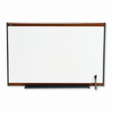 Total Erase Marker Board, 36 x 24, White, Cherry Frame
