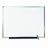 Total Erase Marker Board, 48 x 36, White, Gray Aluminum Frame