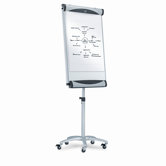 Premium Mobile Magnetic Dry Erase Easel, 27 x 41, White