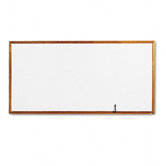 Standard Dry-Erase Board in White Oak with Oak-Finished Wood Frame 36" W x 24" H