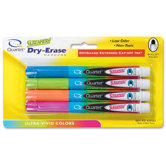 Dry-Erase Marker, Bullet Tip, Low-odor, 4 per Pack,Neon Assorted