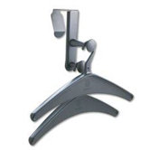 Over-the-Panel Hook with Steel Double-Coat Hanger