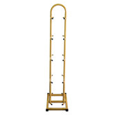 Deluxe 10 Ball Medicine Ball Rack - Champagne