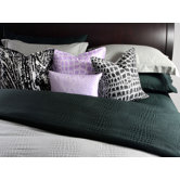 Caiman Sheet Set in Jet Set Black