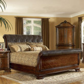 Old World Sleigh Bed