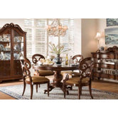 British Heritage Pedistal Dining Table