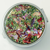 Secret Garden Round Pill Box