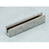 Covered Crystal Business Card Stand