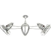 48" Ar Ruthiane 3 Metal Blade Rotational Ceiling Fan