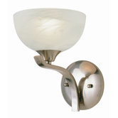 Contemporary   Wall Sconce in Brushed Nickel