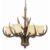 Olde World 6 Light Chandelier