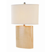 Eccetera Ceramic Table Lamp in Light Brown