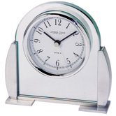 Glass Arch Top Mantle Clock