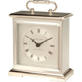 Lacquered Metal Case Mantle Clock