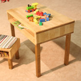 Kindertisch "Natura" mit Ablagefach