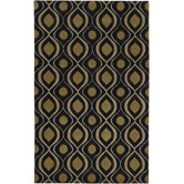 Modern Classics Black Rug