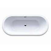 Klassikduo 71" x 31.5" Oval Bath Tub in White