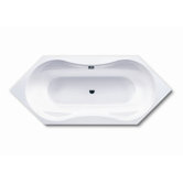 Mega Duo 6 82.5" x 35.4" Bath Tub in White