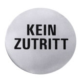 T&uuml;rsymbol "Kein Zutritt"