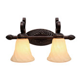 Torbellino  Vanity Light in Cordoban Bronze