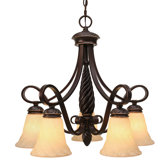 Torbellino 5 Light Nook Chandelier