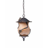 Froggie  Outdoor Pendant in Weathered Bronze