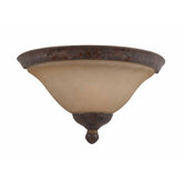 Jewelry  Wall Sconce with Mosaic Glass in Harvest Bronze