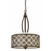 Orion 3 Light Drum Foyer Pendant
