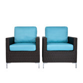 Napa Srings Chair with Cushions (Set of 2)