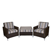 Napa Springs 3 Piece Deep Seating Group with Cushions