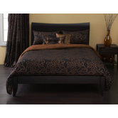 Twisty Vine Duvet Set in Copper