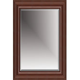 Beveled Mirror in Cherry