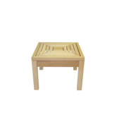 Square Western Red Cedar Side Table