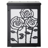 Rose Vertical Wall Mounted Mailbox