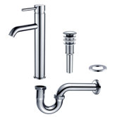 Single Hole Bathroom Faucet with Single Lever Handle