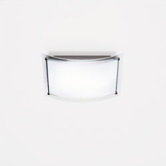 Vision Single Light Flush Mount in Chrome and Painted Aluminum