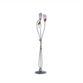 Parma Floor Lamp in Vintage Silver