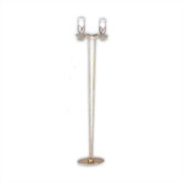 Torino Two Light Floor Lamp in Weathered Champagne