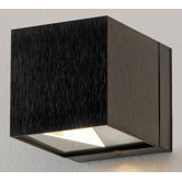 Dau Wall Sconce in Black Satin Aluminum