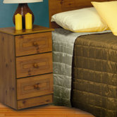 Sydney 3 Drawer Bedside Table