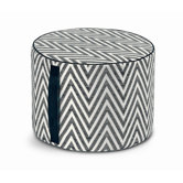 Nossen Cylindrical Pouf Ottoman