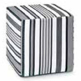 Rainbow Pouf Cube Ottoman