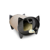 Scratch Kabin Cat House in Oatmeal