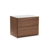 City 2 Drawer Nightstand