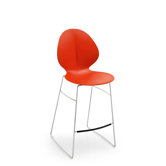 Basil Stool with Sled Base