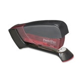 Compact Stapler, Spring-powered, Staples 15 Sheets, Red/Black
