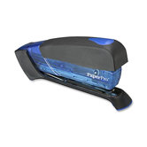 Stapler, Staples 20 Sheets, Rubber Handle, Various Colors, Translucent Blue
