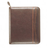 Sienna Simulated Leather Zippered Organizer Starter Set, 8.5" Wide