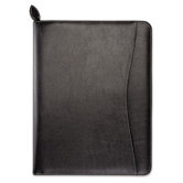 Green Series Basque Leather Wirebound Organizer Starter Set, 8 1/2 x 11, Black